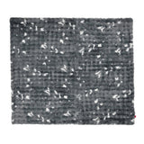 Soft Fur Polyester Double Blanket- Grey