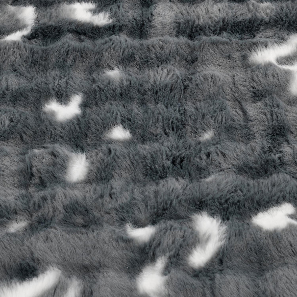 Soft Fur Polyester Double Blanket- Grey