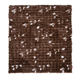Soft Fur Polyester Single Blanket- Brown
