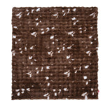 Soft Fur Polyester Single Blanket- Brown