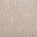Arch Jacquard Polyester Single Blanket- Beige