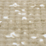 Soft Fur Polyester Double Blanket- Cream