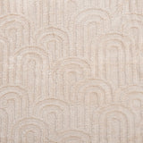 Arch Jacquard Polyester Double Blanket- Beige