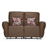 Norma 2 Seater Electric Recliner Sofa- Camel Brown