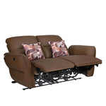 Norma 2 Seater Electric Recliner Sofa- Camel Brown