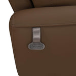 Norma 2 Seater Electric Recliner Sofa- Camel Brown