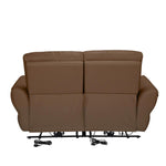 Norma 2 Seater Electric Recliner Sofa- Camel Brown