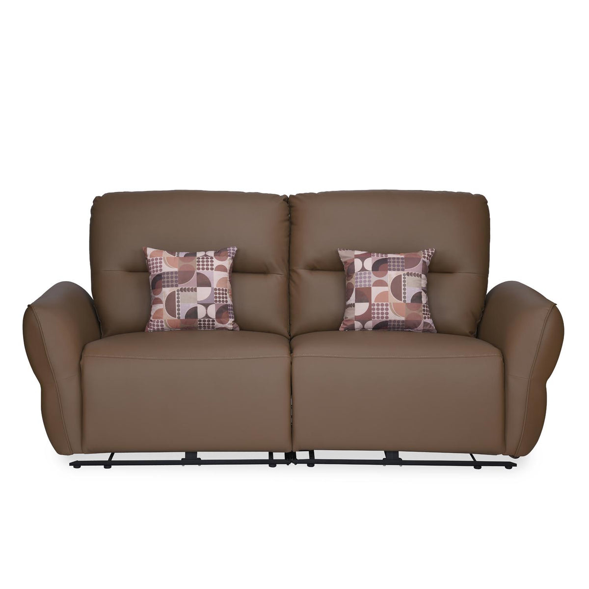 Norma 3 Seater Electric Recliner Sofa- Camel Brown