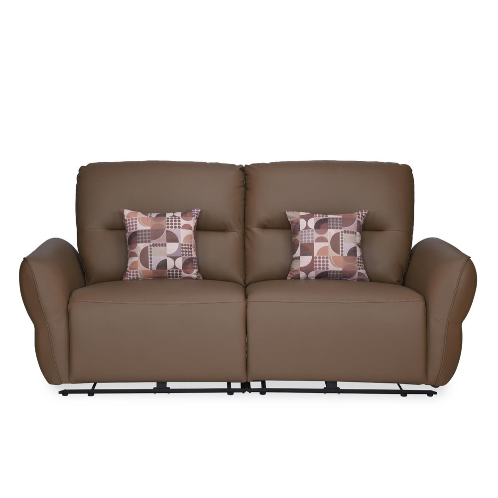 Norma 3 Seater Electric Recliner Sofa- Camel Brown