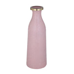 La Rosa Decorative Mosaic Cylindrical Large Vase- Pink & Gold