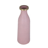 La Rosa Decorative Mosaic Cylindrical Large Vase- Pink & Gold