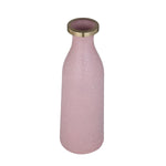 La Rosa Decorative Mosaic Cylindrical Large Vase- Pink & Gold