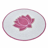 Madhuban Round Lotus Beaded Placemat- Pink