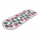 Madhuban Lotus Motif 4-Seater Table Runner- Pink