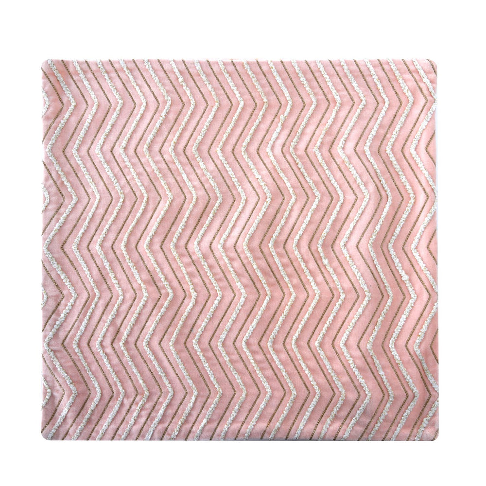 La Rosa ZigZag Cushion Cover- Pink