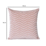 La Rosa ZigZag Cushion Cover- Pink