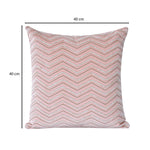 La Rosa ZigZag Cushion Cover- Pink