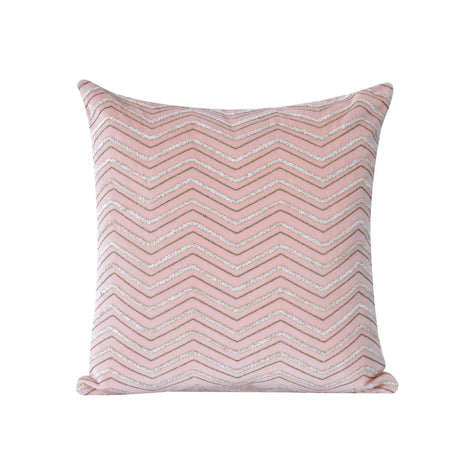 La Rosa ZigZag Cushion Cover- Pink