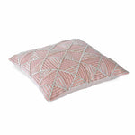 La Rosa Diamond Grid Cushion Cover- Pink