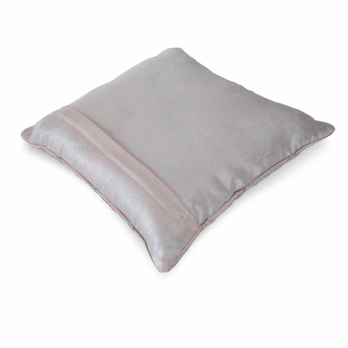 La Rosa Diamond Grid Cushion Cover- Pink