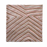 La Rosa Vortex lines Cushion Cover- Pink