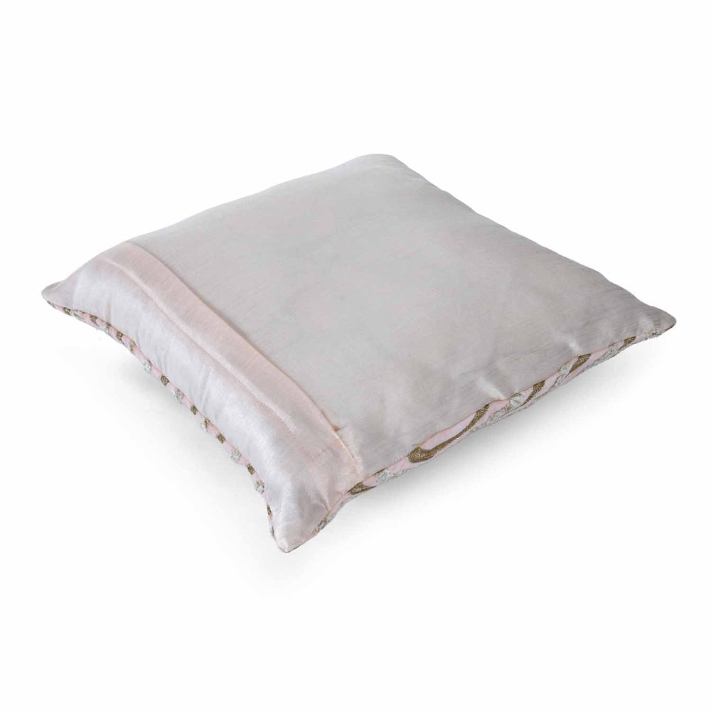 La Rosa Vortex lines Cushion Cover- Pink