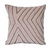 La Rosa Vortex lines Cushion Cover- Pink