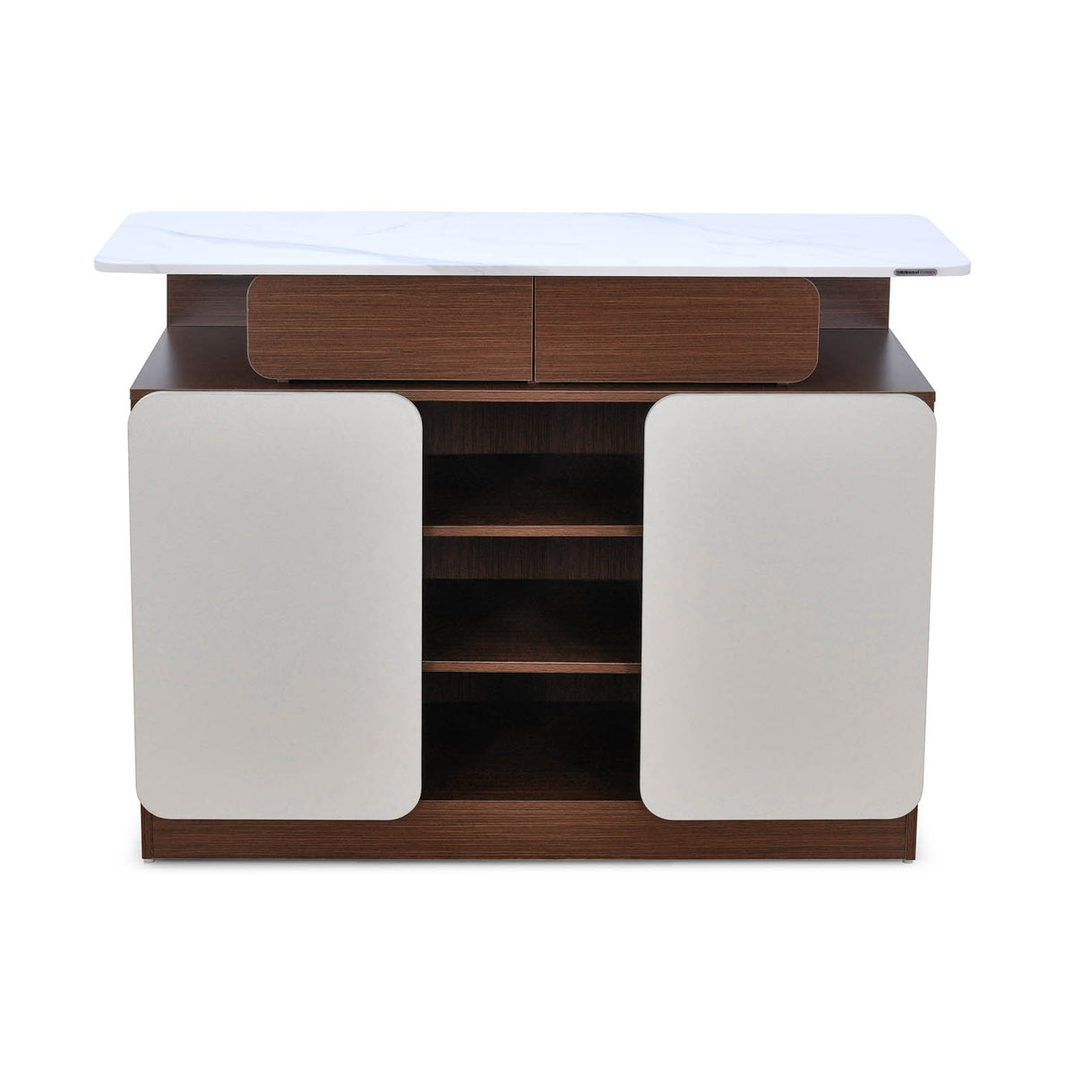 Atlas Multipurpose Storage Unit- Legno Oak Dark & Ivory
