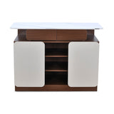 Atlas Multipurpose Storage Unit- Legno Oak Dark & Ivory