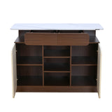 Atlas Multipurpose Storage Unit- Legno Oak Dark & Ivory