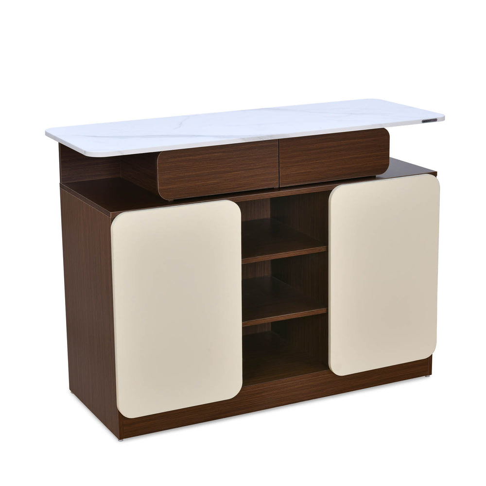 Atlas Multipurpose Storage Unit- Legno Oak Dark & Ivory