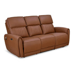 Earthyn 3 Seater Electric Recliner- Chestnut Brown