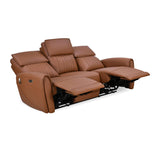 Earthyn 3 Seater Electric Recliner- Chestnut Brown