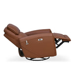 Earthyn 1 Seater Electric Recliner with 3R Mechanism- Chestnut Brown