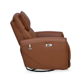 Earthyn 1 Seater Electric Recliner with 3R Mechanism- Chestnut Brown