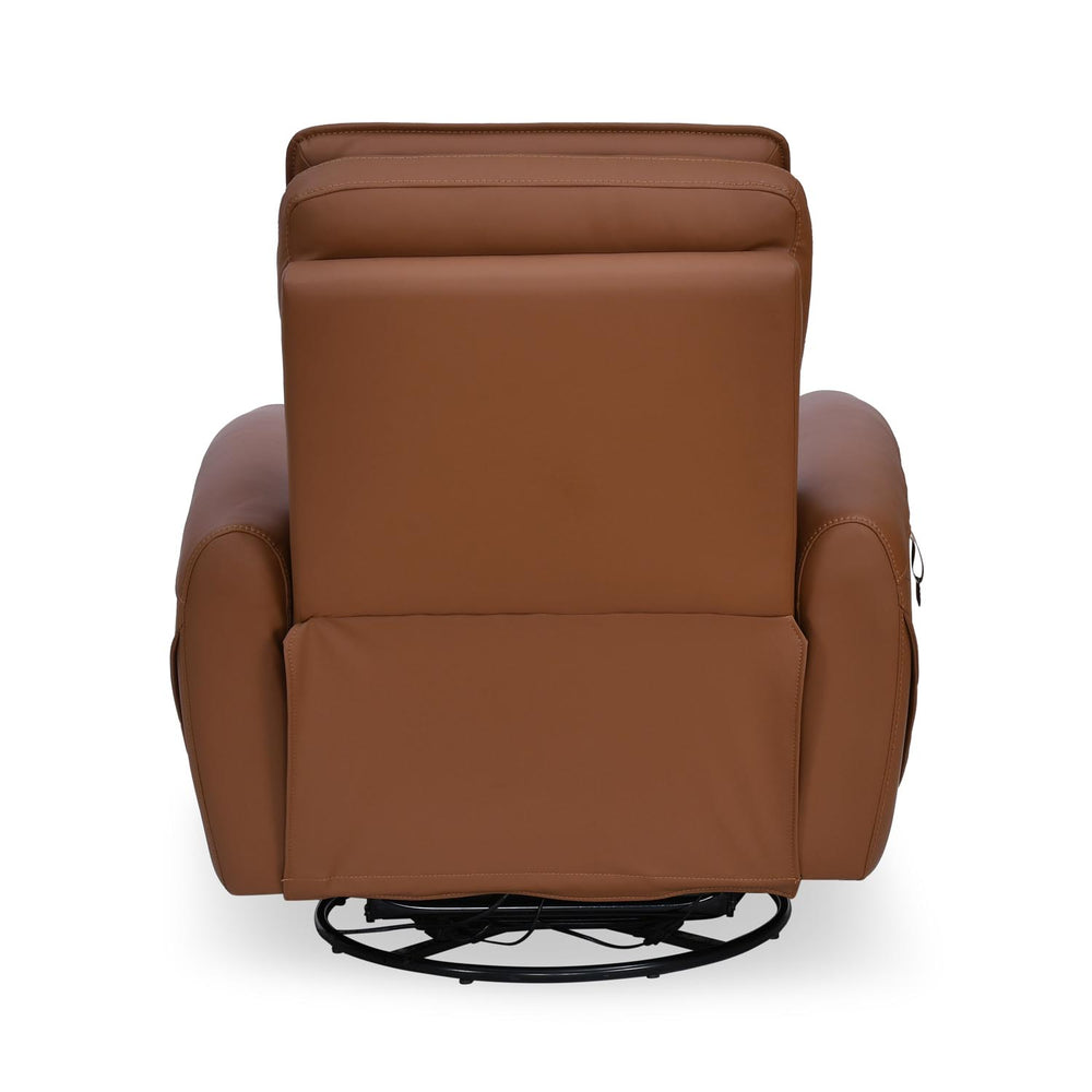 Earthyn 1 Seater Electric Recliner with 3R Mechanism- Chestnut Brown