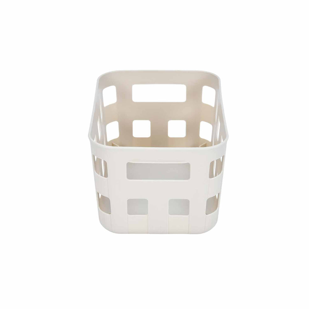 Arcade Nova Weave Pattern Storage Basket- Beige (4L)
