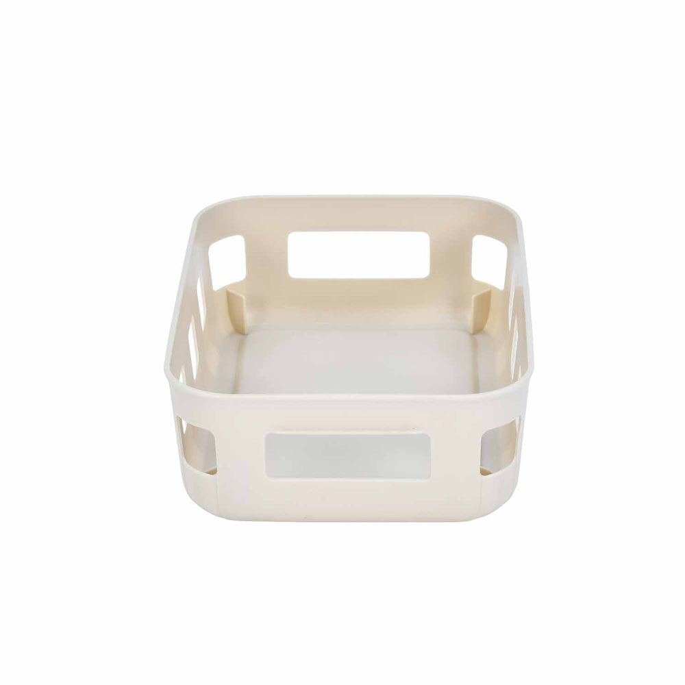 Arcade Nova Weave Pattern Storage Basket- Beige (2L)