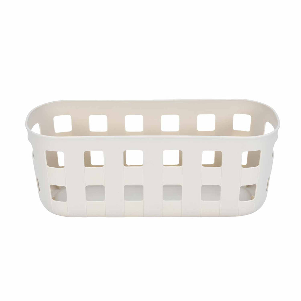 Arcade Nova Weave Pattern Storage Basket- Beige (5L)