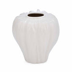 Elan Flora Dual Lily Drop Flower Vase - Cream & White