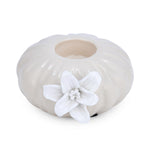 Elan Flora Pebble Lily Votive - Cream & White