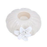 Elan Flora Pebble Lily Votive - Cream & White