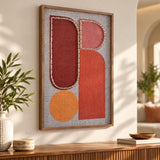 Modern Muse Earthy Elements 2 Canvas Painting- Brown