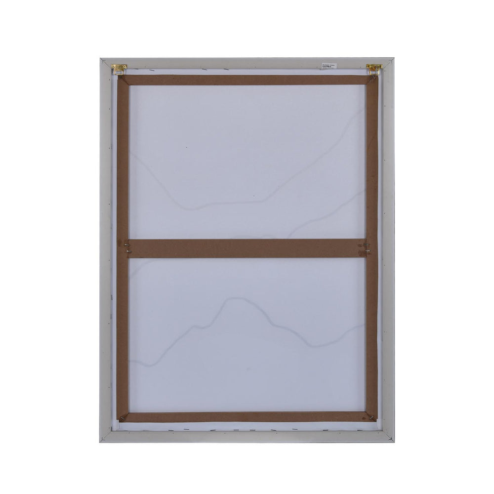 Modern Muse Abrstact Mountain 1 Canvas Painting- Brown