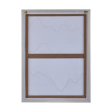 Modern Muse Abrstact Mountain 2 Canvas Painting- Brown