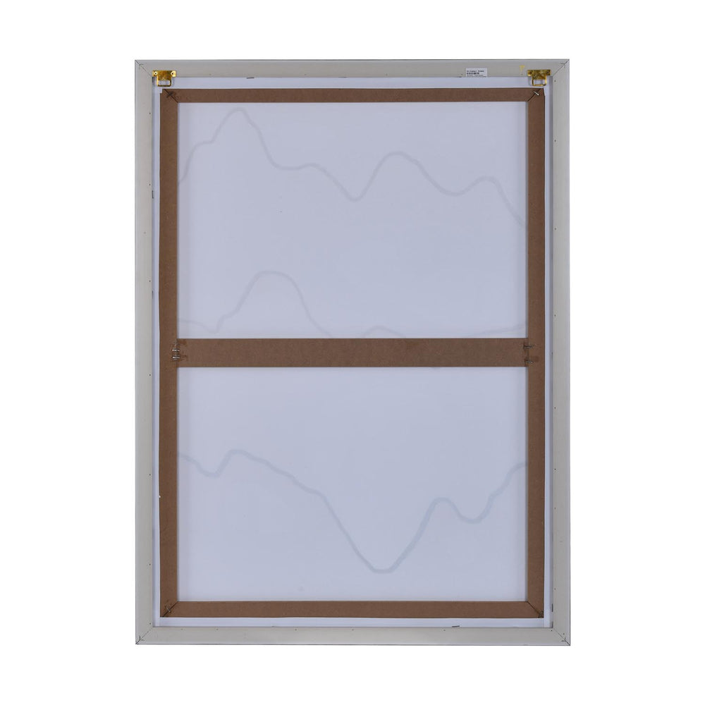 Modern Muse Abrstact Mountain 2 Canvas Painting- Brown