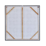 Art Couture Black Grid Wall Art- Multicolor
