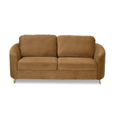 Arch 3 Seater Fabric Sofa- Rust Brown