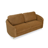 Arch 3 Seater Fabric Sofa- Rust Brown