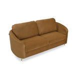 Arch 3 Seater Fabric Sofa- Rust Brown
